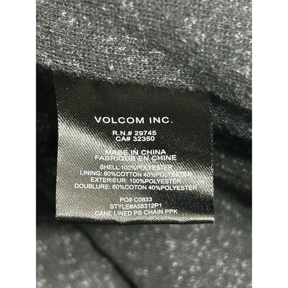 Volcom Outdoor Size LARGE Men Jacket Full Zip Poly Sweatshirt Skate ski snowboad - Picture 15 of 16
